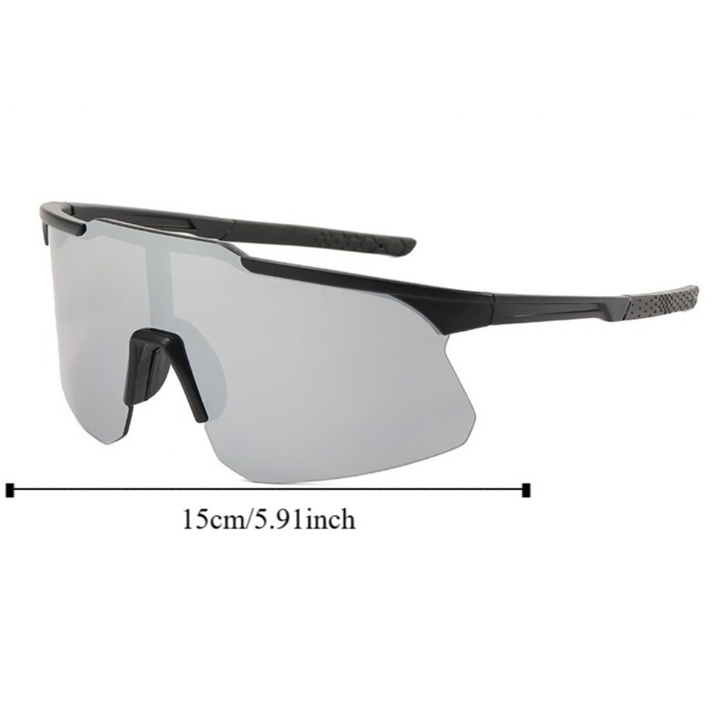 Moto Accessories Square Cycling Sunglasses UV400 Windproof UV Resistant Cycling Glass HD Lens Lightweight Outdoor Sport Goggle MTB