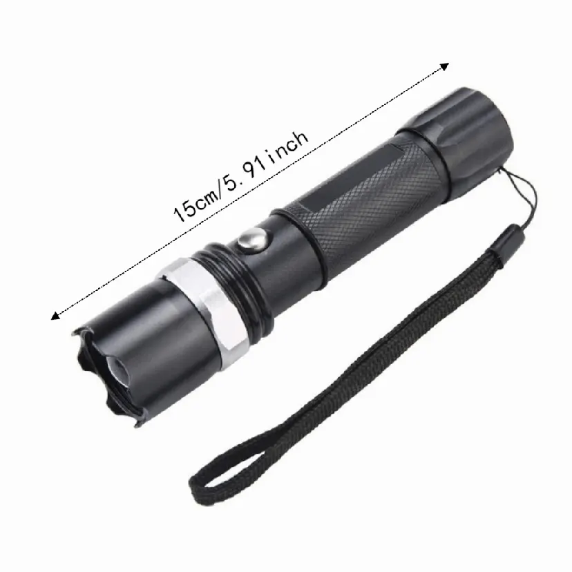 Practical Aluminum Alloy Ultra Bright LED Flashlight Mini 3 Modes Mini Flashlight Waterproof Long Range Hiking Light Camping