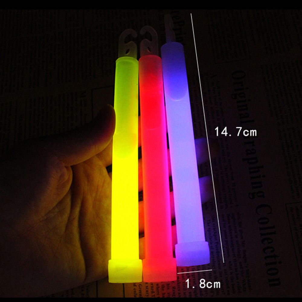 Children Gifts SOS Chemical Fluorescence Outdoor Tool Waterproof Party Camping Glow In The Dark Glow Sticks Chemical Lights Fishing Lighting Emergency Light Sticks