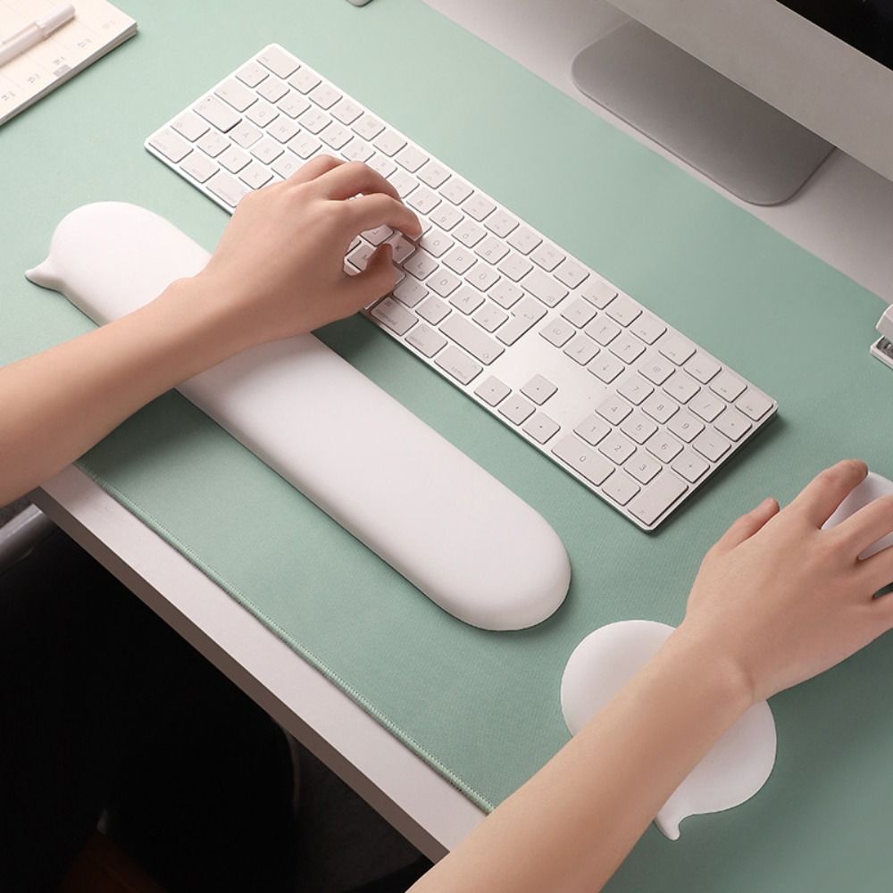 Anti-wear Silicone Wrist Support Mouse Pad Comfortable Soft Keyboard Pad Relax Wrists Creativity Cute Wristband Mouse Mat Office Worker
