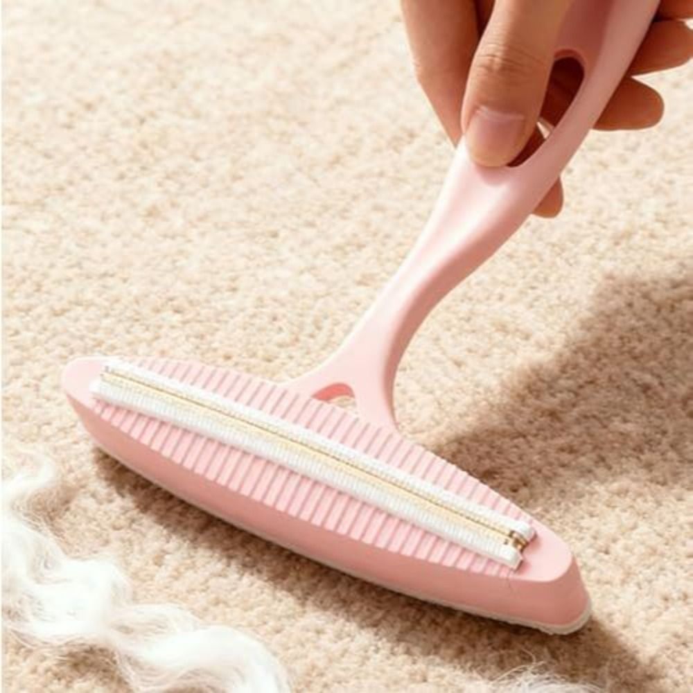 New Reusable Clothing Lint Remover Double Sided Manual Hair Remover Lint Scraper Brush for Car Seats Sofa Bed Furniture