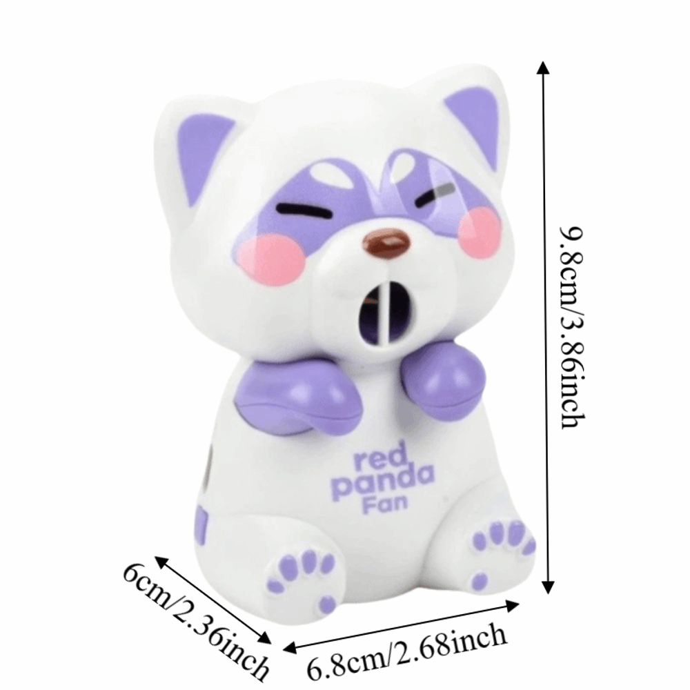 Portable Fan 3 Speed Adjustable Monkey Hanging Cup Fan Quiet Operation Cartoon Style Portable Desktop Fan Can hang cup Clip On Design Mini Cooling Fan Home Desk