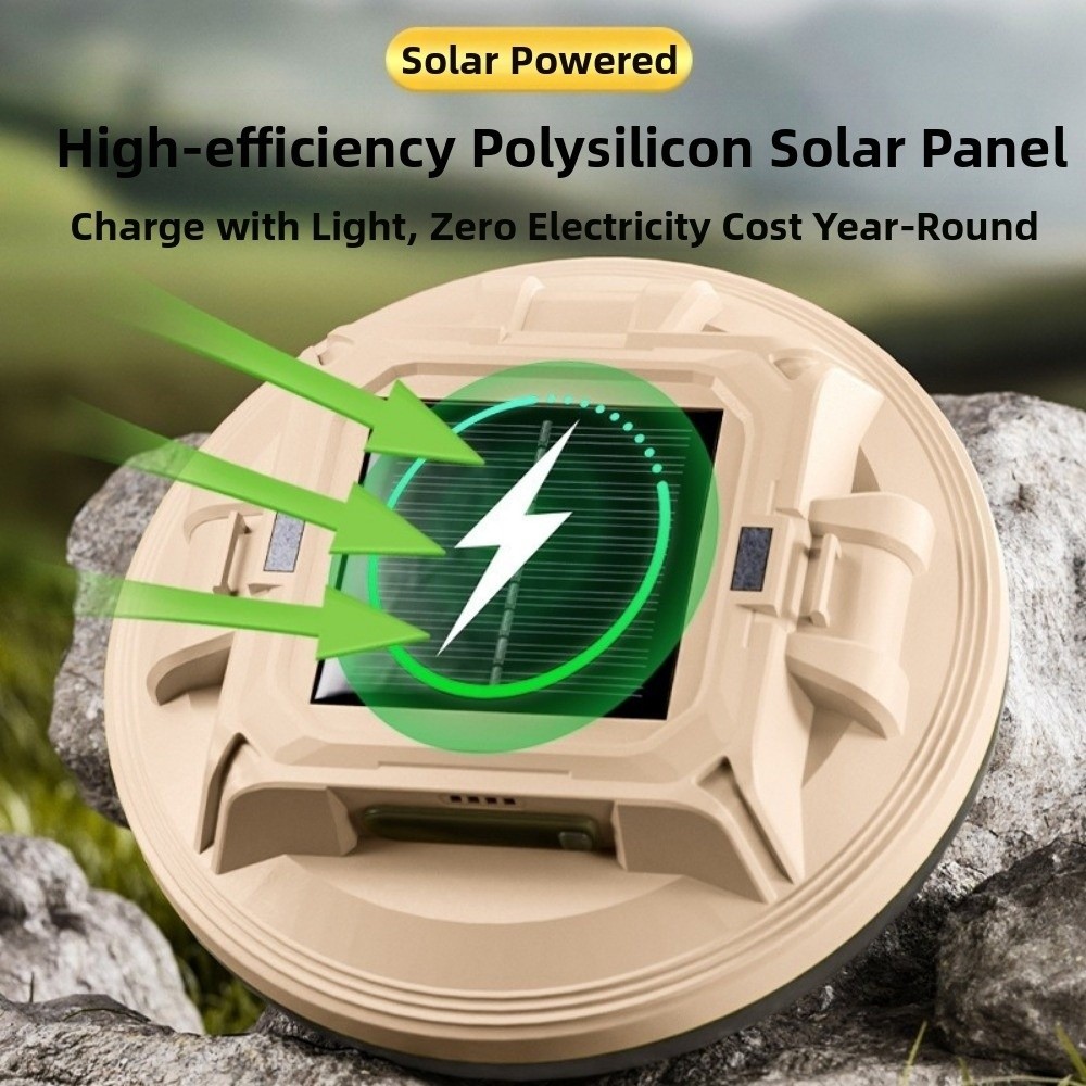 Portable LED Light Source Solar LED Camping Light Hanging Hook Fast charging Hanging Tent Lights Rechargeable Battery Solar Powered Working Repair Lamp Working Repair