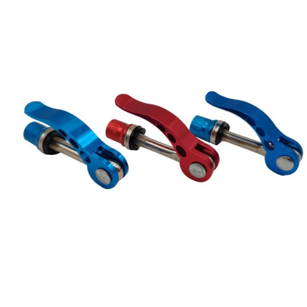 MTB Bicycle Quick Release Bike Seat Clamp Aluminum Alloy Wear-resistant Seat Post Clamp 5 Colors Replaceable Seat Tube Clamp Bike Accessory