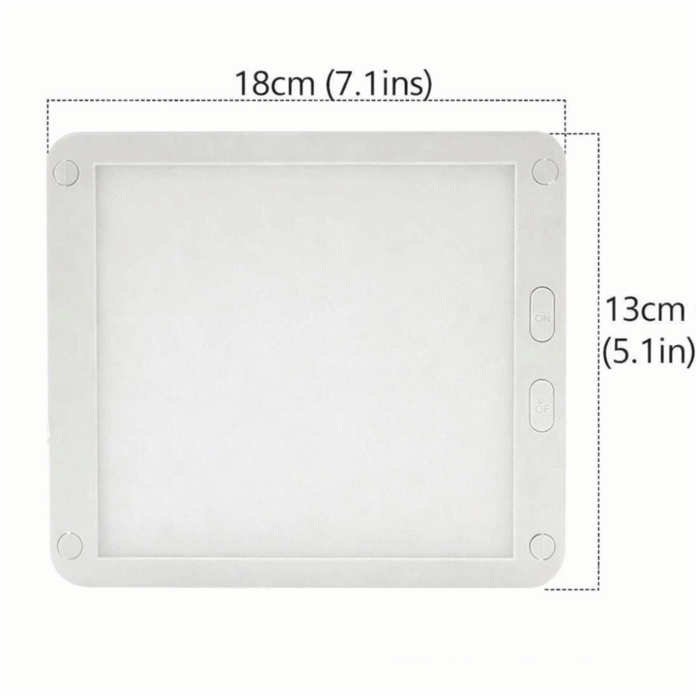 2pcs Lightweight Soft Lighting Car Interior LED Light Sturdy Material Durable Material Vehicle Reading Light Bright Lighting Low Power Consumption Interior Lighting for 12V Car Cabin
