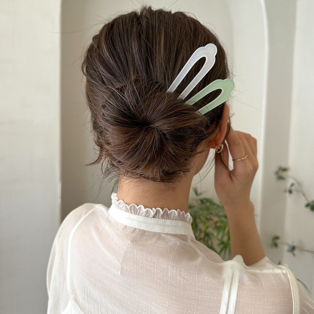 Ancient Style U Shape Hairpin Chinese Style Hair Chopstick Chinese Style Hair Stick Hair Fork Hanfu Headwear Cheongsam