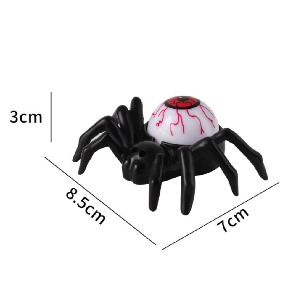 Luminous Interesting Halloween Spider Light Small Creative LED Night Light Burst Eyes Halloween Lamp Home