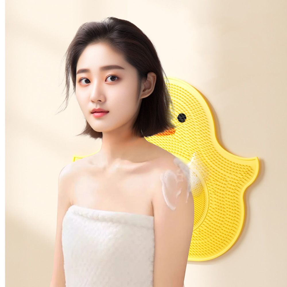 Bathing Accessories Silicone Bathroom Non Slip Pad with Suction Cups Comfortable Massage Pad Durable Soft Foot Pedal Foot Rubbing