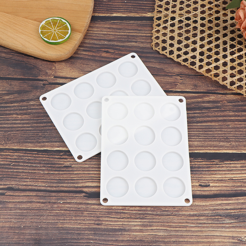 1PC Wax Seal Stamp Silicone Mold Mat with 12-Cavity Mould Pad for DIY Craft Adhesive Waxing Resin Silicone Mould Scrapbooking DD7