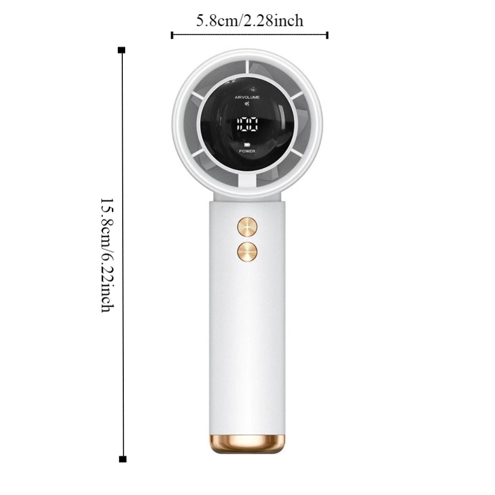 Cooling Tools Portable Charging Handheld Fan Lightweight High-speed Turbo Desktop Small Fan Low Noise 100 Wind Speed Mini Pocket Fan Travel