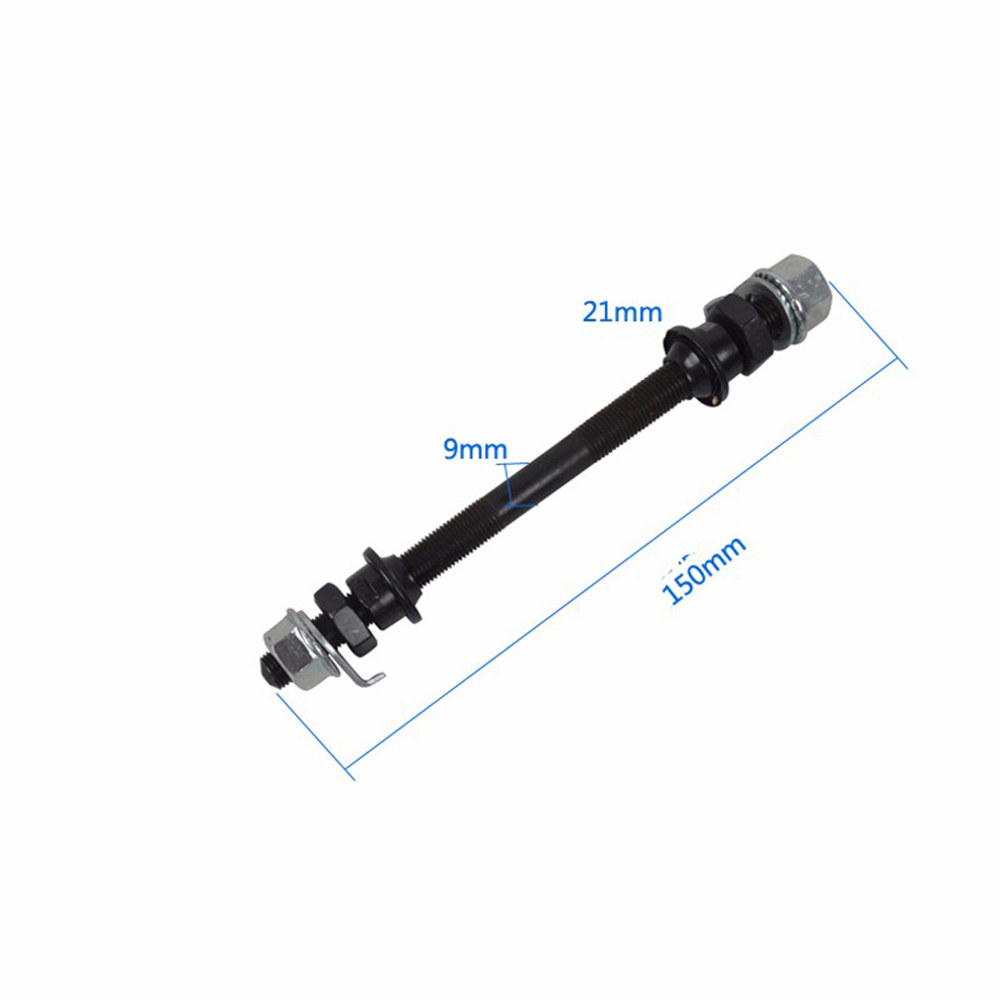 BMX Road Bike Front Rear Axle MTB Bicycle Wheel Hub Axle Bike Solid Shaft Bike Spindle Front Back Axles