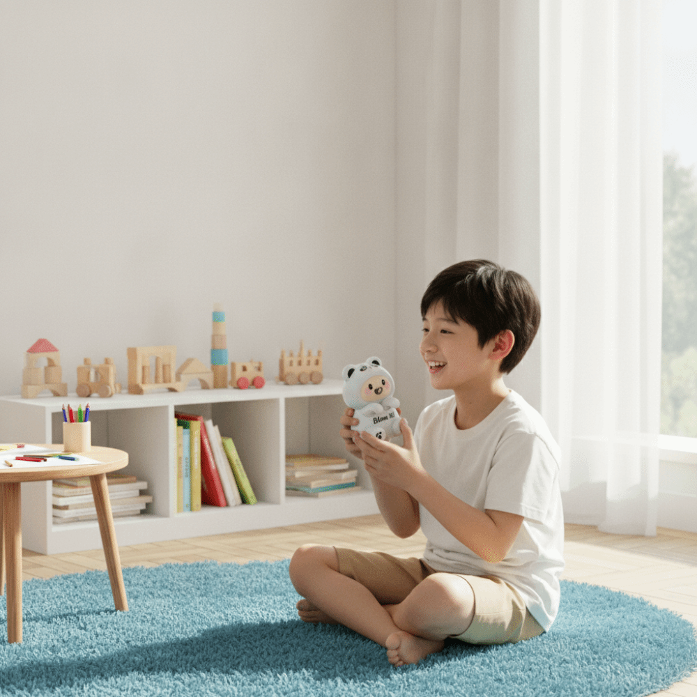 Noodles Water Cooling Rechargeable Cartoon Monkey Electric Fan Air-Blowing Attachmen Durable Food Cooling Fan Scalable Hand Portable Portable Handheld Fan Desk Use
