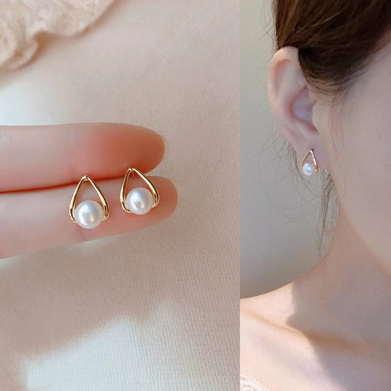 Elegant Pearl Earrings for Women Elegant Fashion Simple Jewelry Accessories Gifts New