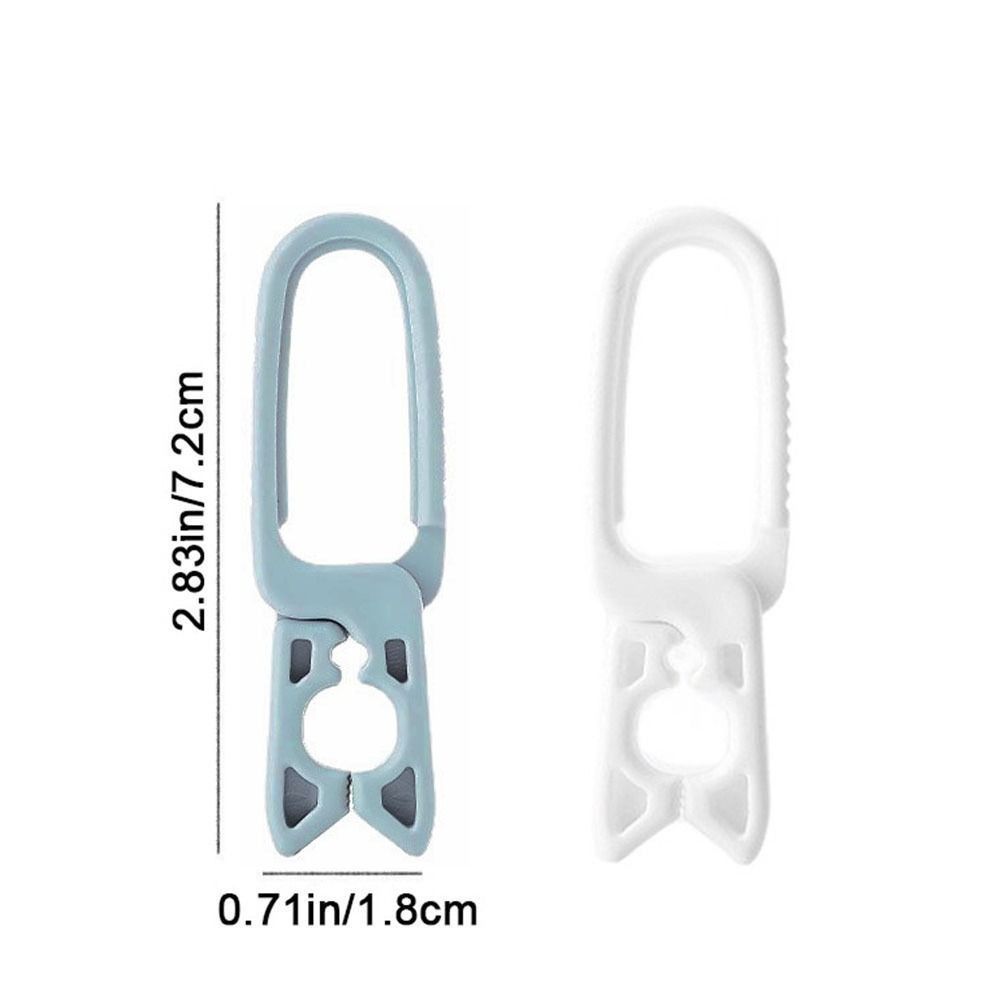 10 Pcs Portable Plastic Clothes Pegs Small White/Grey Clothing Clip Windproof Laundry Clip for Household