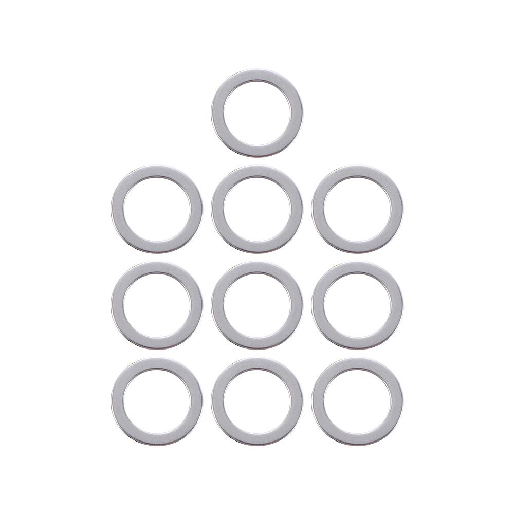 10Pcs Durable Bicycle Parts Cycling Spacer Crank Bicycle Pedal Bike Pedals Protection Ring Ring Washers
