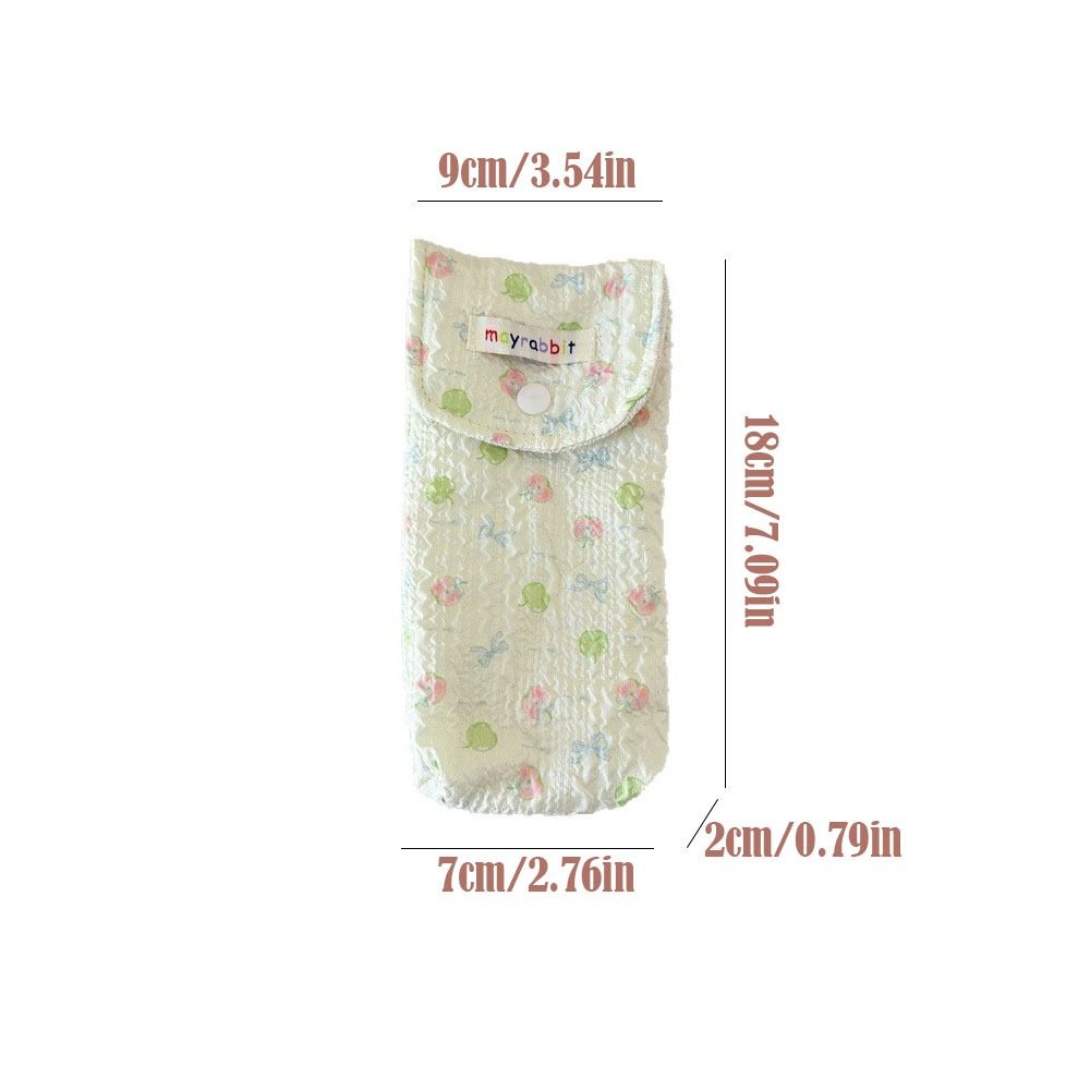 Multifunctional Cute Bow/Floral Glasses Bag Large Capacity Portable Glasses Box Sunglasses Storage Bag