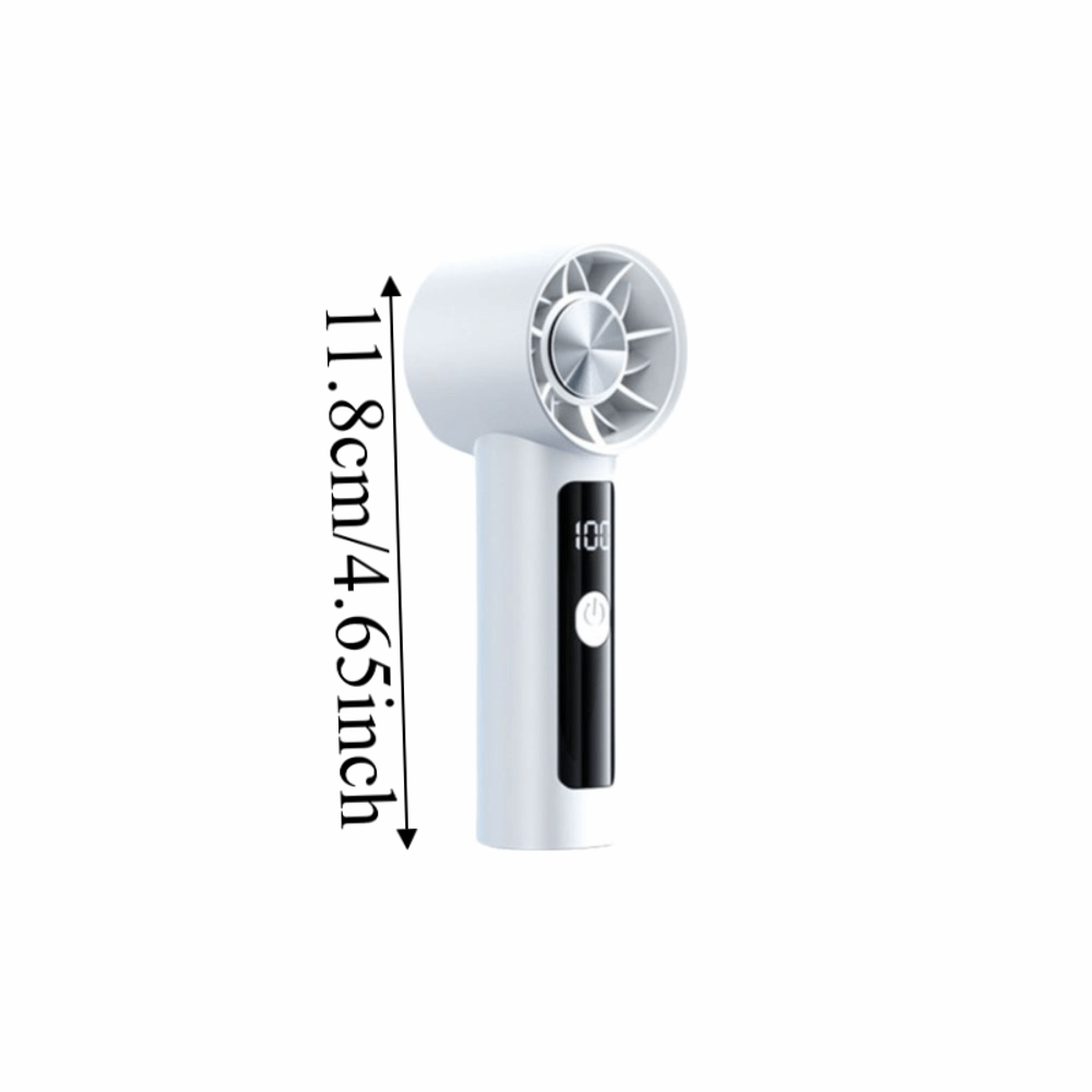 Pocket Size Strong Wind Mini Turbo Fan Powerful Airflow Super Strong Wind High Speed Fan High Velocity Small Size Turbocharged Fan Summer