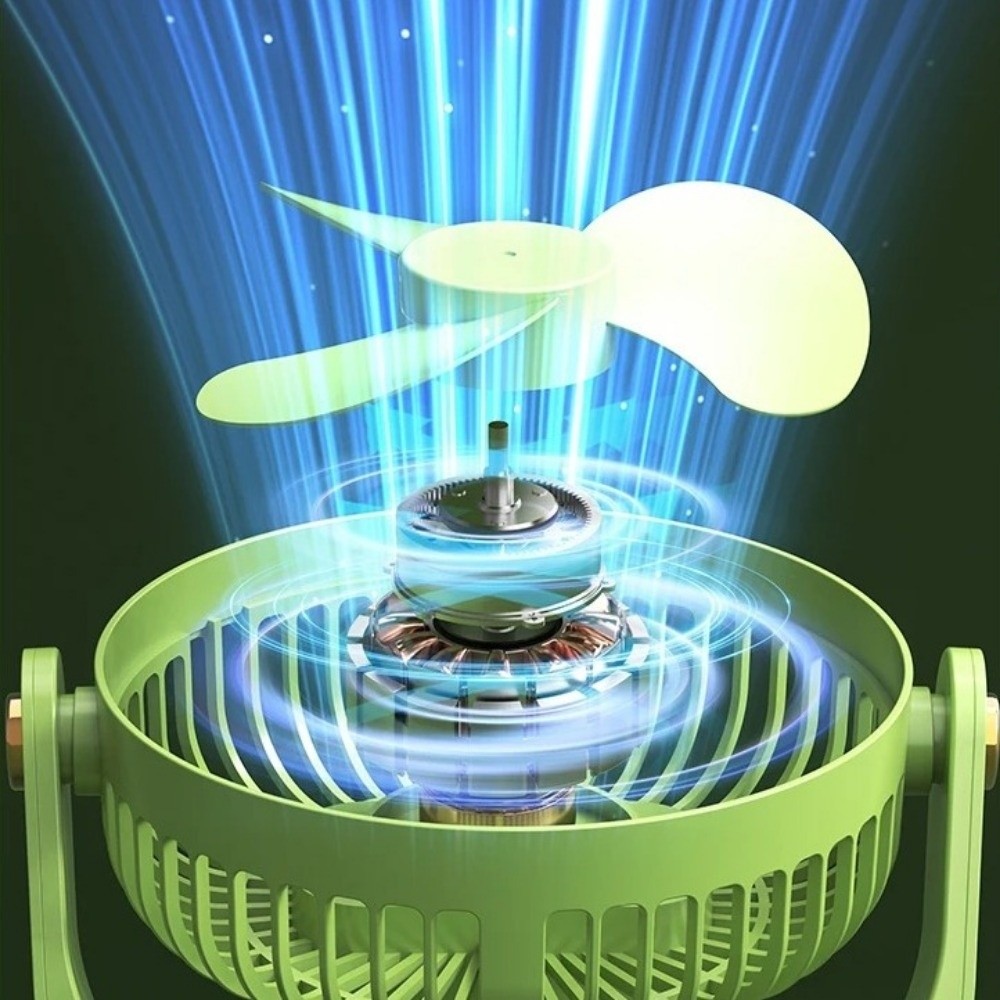 Portable 5 Speeds Desktop Fan Adjustable Tilt Quiet Operation Ceiling Fan Air Circulator 360° Rotation Electric Table Fan Office