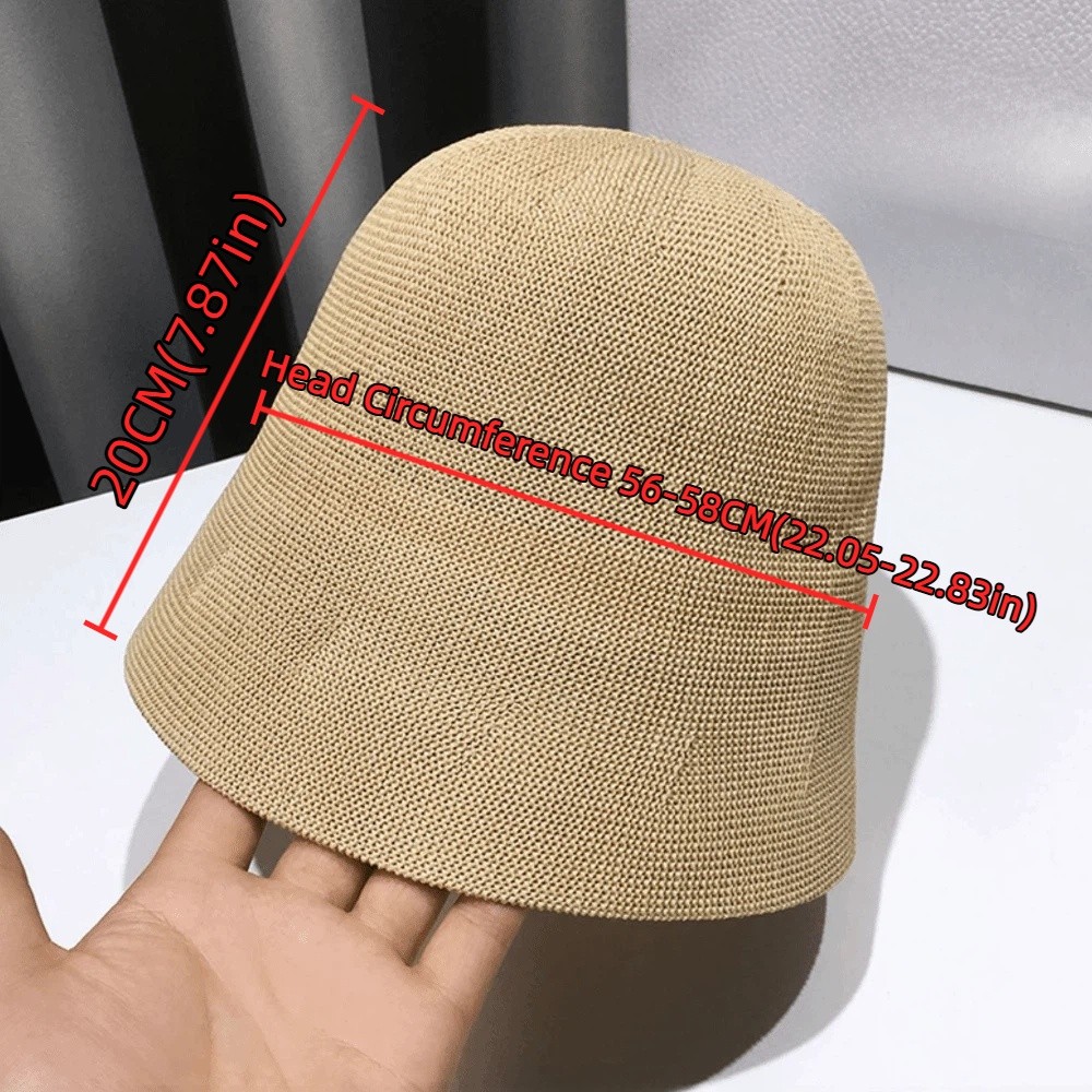New Cotton Material Breathable Linen Sun Hats Wide Brim Elegant Beach Bucket Hat All-match Foldable Floppy Hat Outdoor Activities