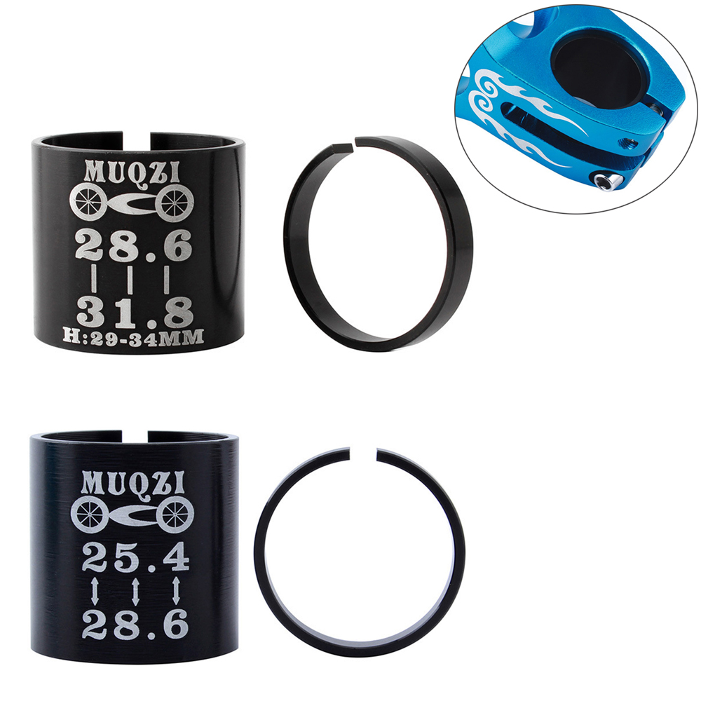 Road Bicycle MTB 28.6 To 31.8MM Gasket 25.4 To 28.6MM Reducer Conversion Sleeve Bike Front Fork Shim Bicycle Stem Reducing Sleeve