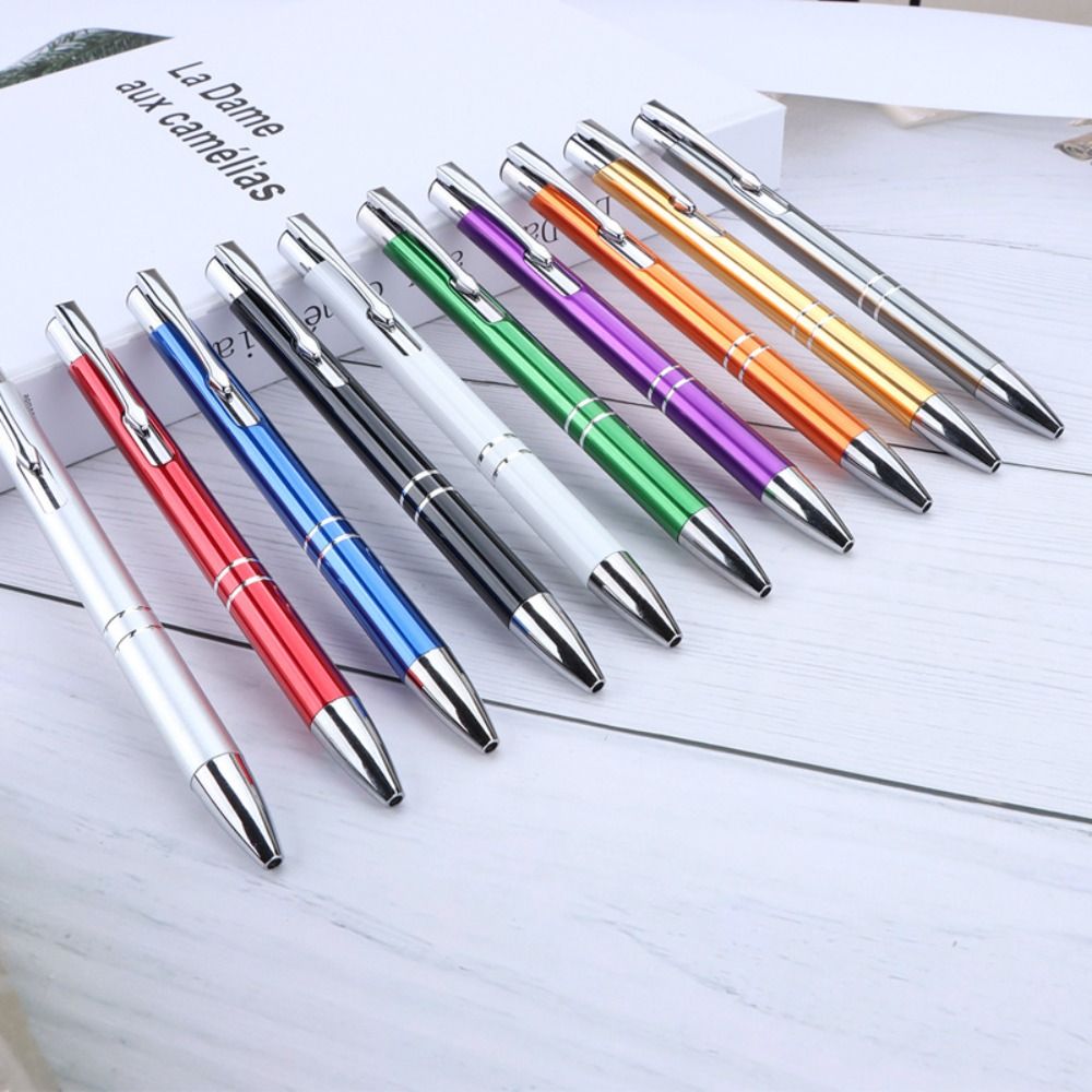 office Pen Metal Ballpoint Pen Waterproof Inktight Signature Pen Durable Multifunction Creative Small Gifts Office