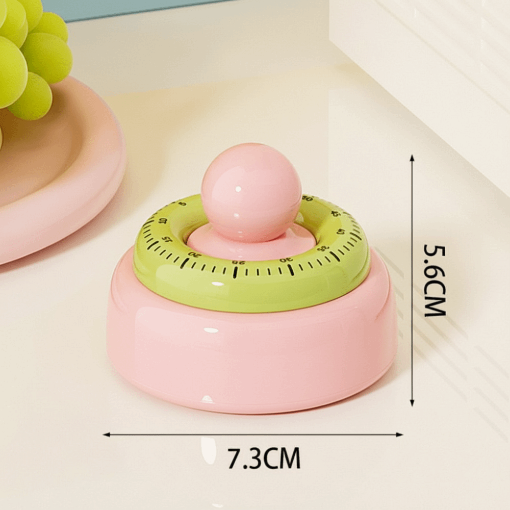 Time Reminder 60 Minutes Countdown Kitchen Timer Magnetic Attraction Do Not Use Batteries Kitchen Reminder Device Mini Durable Timer Cooking