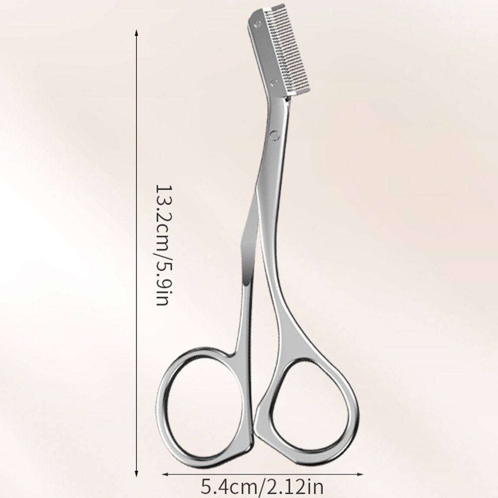 Easy To Use Stainless Steel Eyebrow High Quality Non Slip Hair Remover with Eyebrow Comb Eyebrow Shaver Tool Makeup