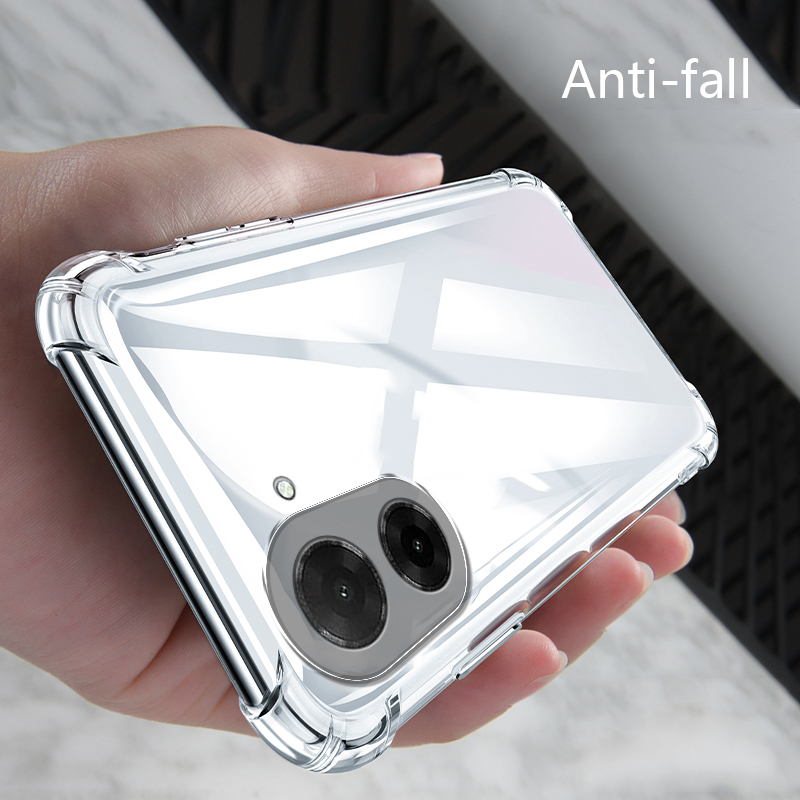 Sroof Casing For Redmi A5 New transparent airbag four corners drop-proof all-inclusive phone case