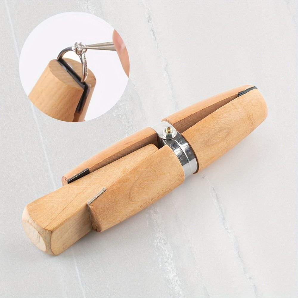 Durable Non Scratch Ring Clamp Jaws Safe Secure Holding Jewelry Making Tool Multi-Purpose Adjustable Bench Jewelry Pliers Inlay