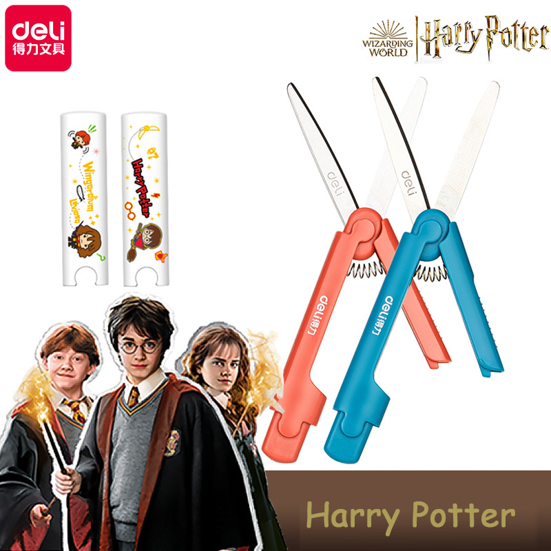 【Exclusive Discount】2Pcs 68352 School Portable DIY Decorating Scissor Hand Craft Paper Kids Student Stationery