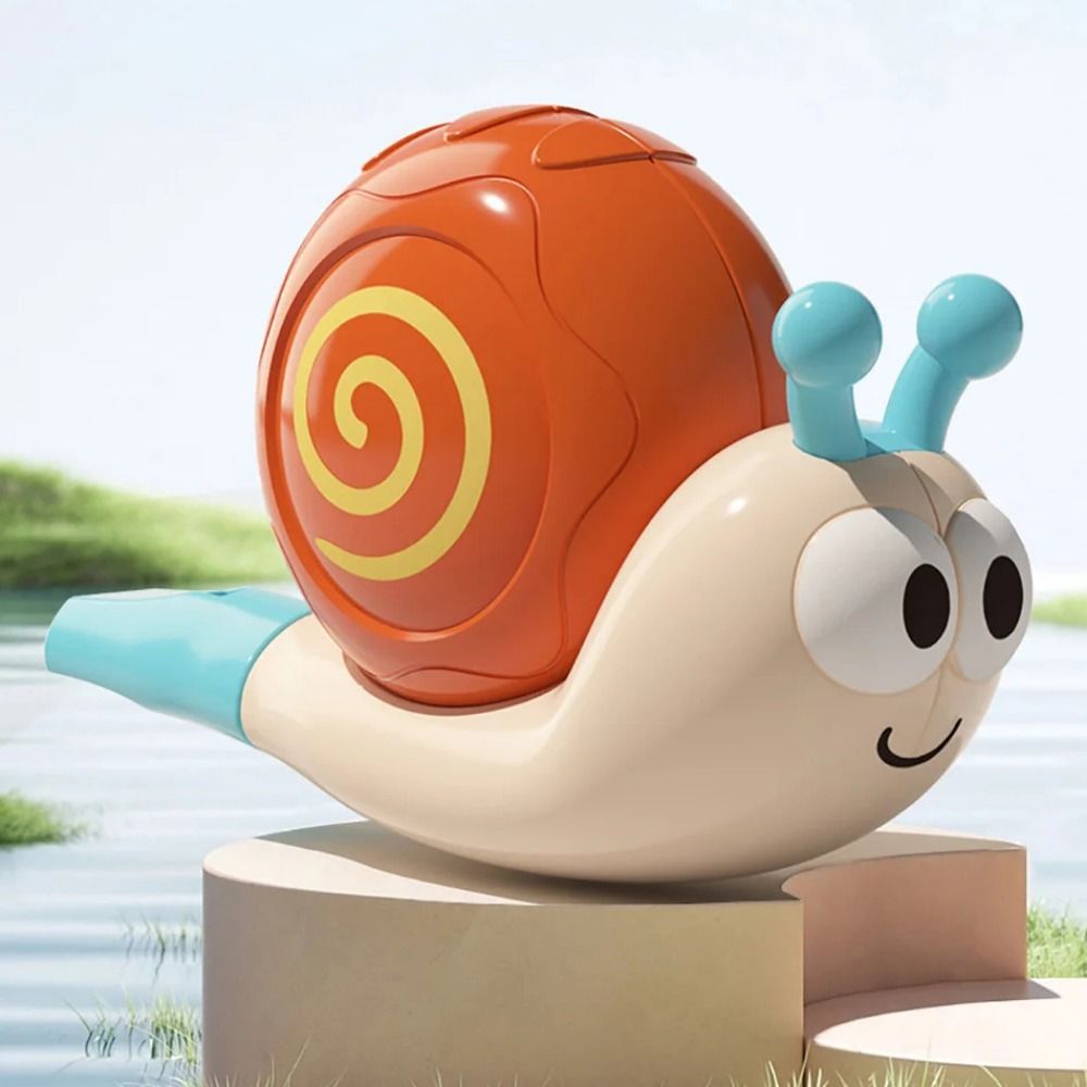 Children Education Toys Musical Instrument Snail Whistle Clarinet Baby Interactive Snail Musical Whistles ABS Washable Children's Whistle Toy Party
