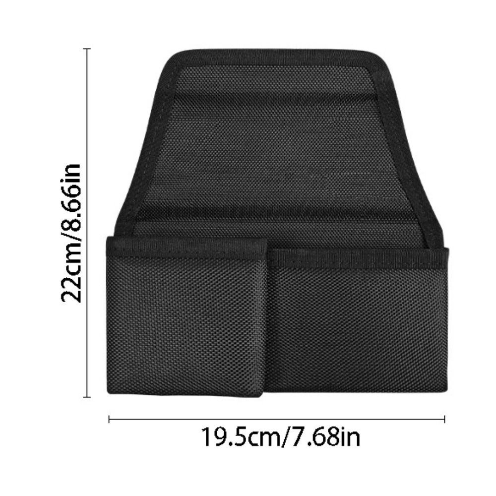 Multi-functional Universal Car Window Storage Box 2 Pockets Vehicle Side Door Organizer Wear-Resistant Large Capacity Vehicle Trash Can Camping