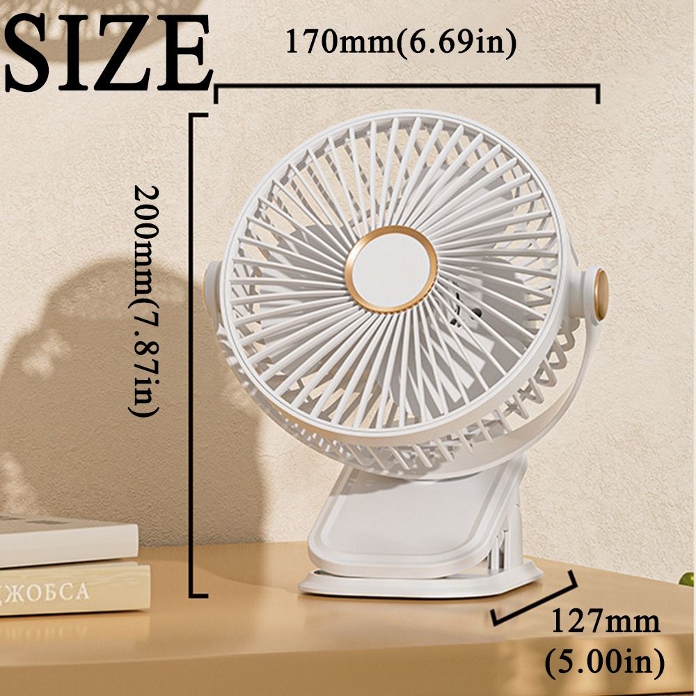 Gifts Creative Small Desk Fan 4 in Rotatable Personal Table Fan Portable Five Speed Table Cooling Clip Fan Camping
