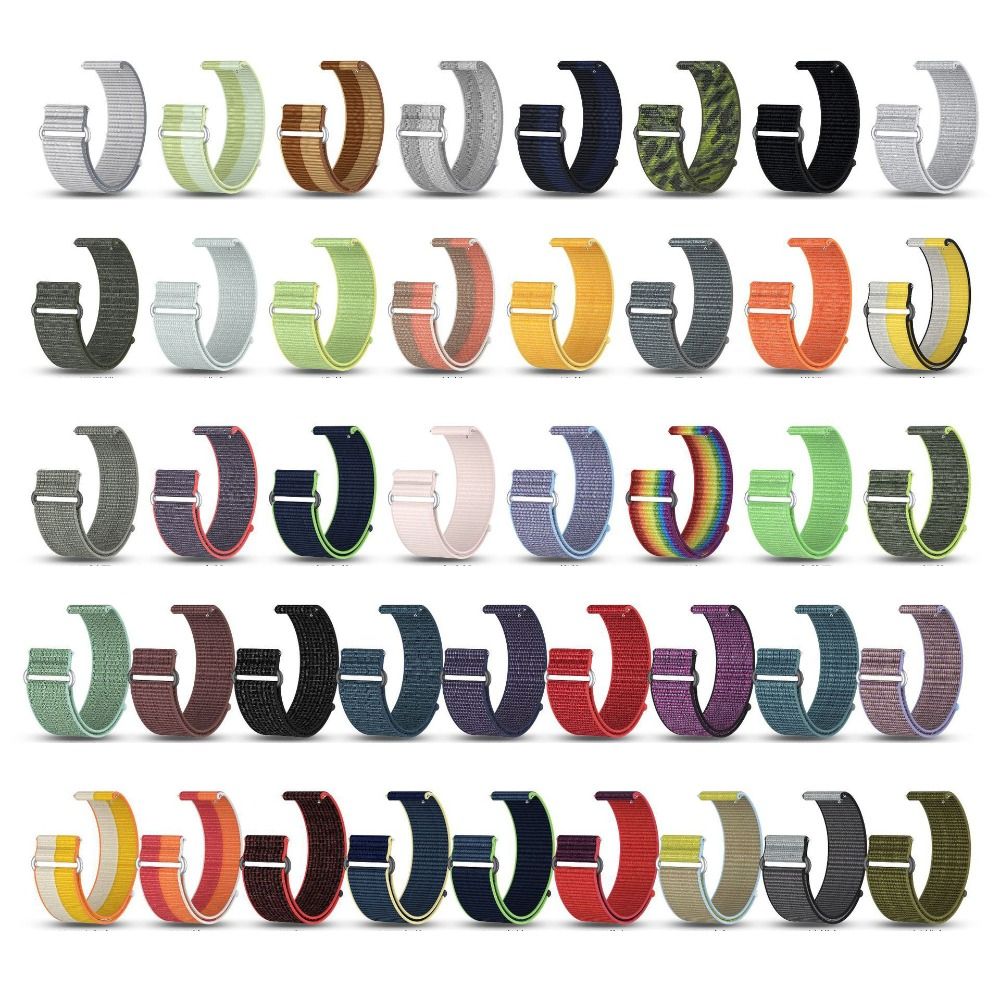 Nylon Sport Band Adjustable Loop Design Fitness Tracker Strap Breathable Replacement Wristband for Polar Loop for Men Women