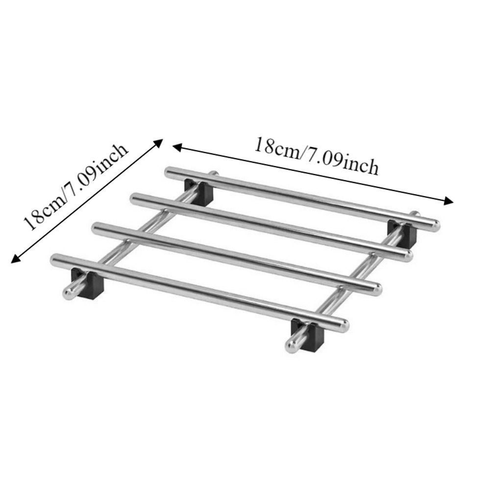 Practical Non-Slip Feet Stainless Steel Trivets Heat Resistant Trivets Cooling Racks Durable Insulation Pads Pans Pot