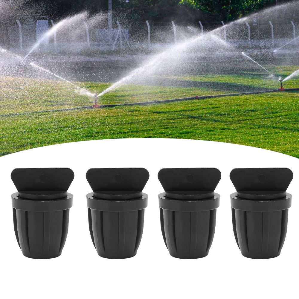20PCS Durable ABS Hose End Plug 8mm/11mm Easy Install Barbed Irrigation Fitting Black No-Leak Barbed End Plug Sprinkler System