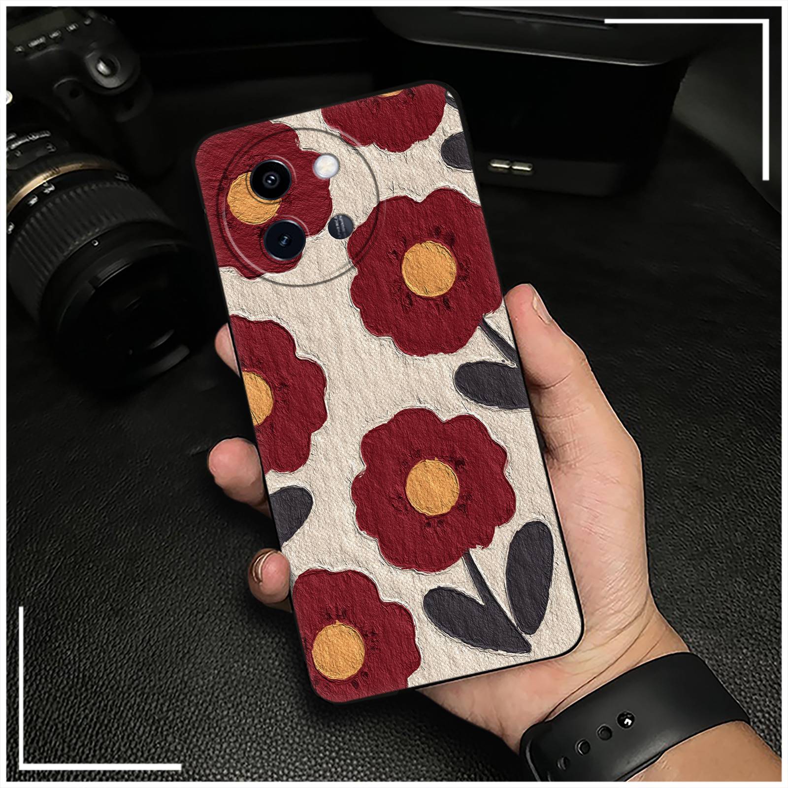 Cute Soft case Phone Case For VIVO Y200i/Y38 5G/Y200T/T3X/Y58 5G Anti-dust flower Cartoon Waterproof Phone Pouch Durable