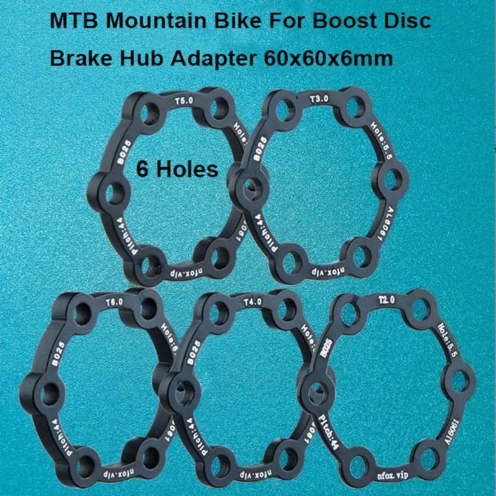 High Quality 60x60x6mm MTB Mountain Bike Gasket 44mm Black Brake Pads 6 Holes 4/6/8/10/11 Grams Hub