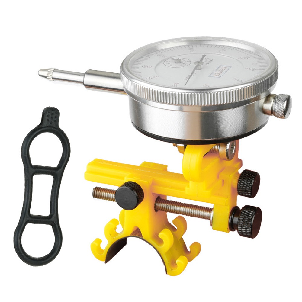 Durable Nylon+Metal Bicycle Wheel Truing Stand with Percentage Indicator Easy Setup Bike Whee Adjustment Tools Yellow Portable Bike Wheel Repairing Tool Cycling Maintenance