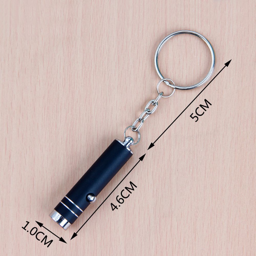 Portable Multi-function Detector ID Currency Money Check Purple Light Keychain Lamp Flashlight UV Light LED UV Torch