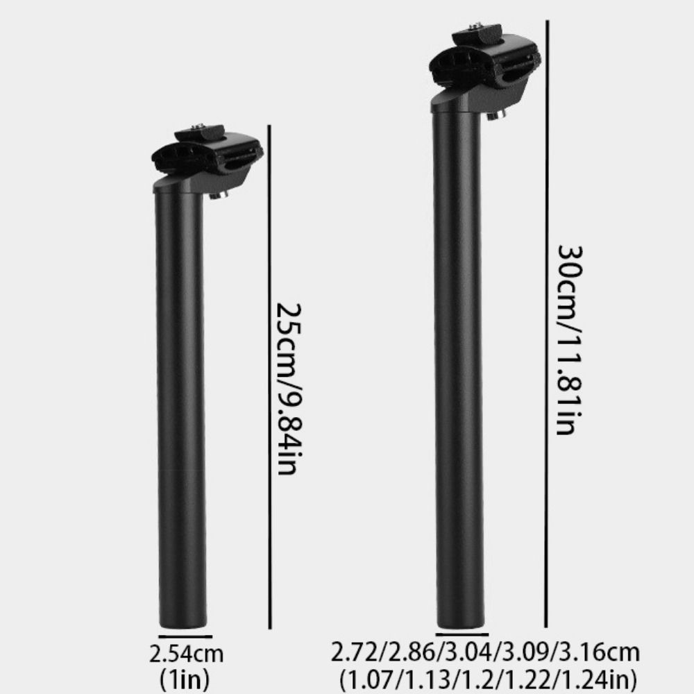 High Quality Aluminum Alloy Bicycle Seat Post Adjustable Superlight Road Bike Seatpost Double Track 25.4/27.2/28.6/31.6mm Bike Seat Tube Bicycle Parts
