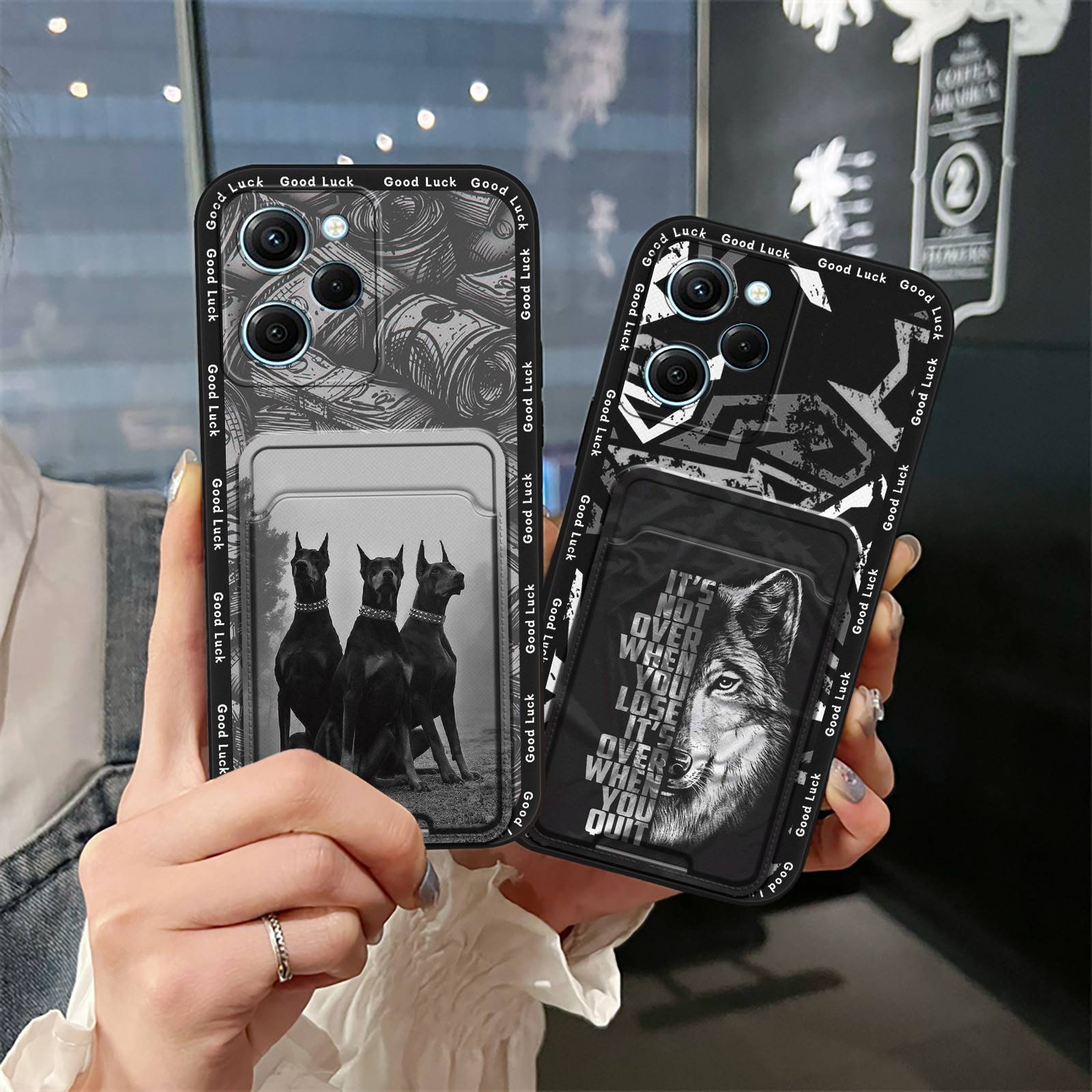 Cartoon Card slot Phone Case For Redmi Note12 Pro Speed/Poco X5 Pro 5G protective Anti-knock Fashion Design Cover Cute