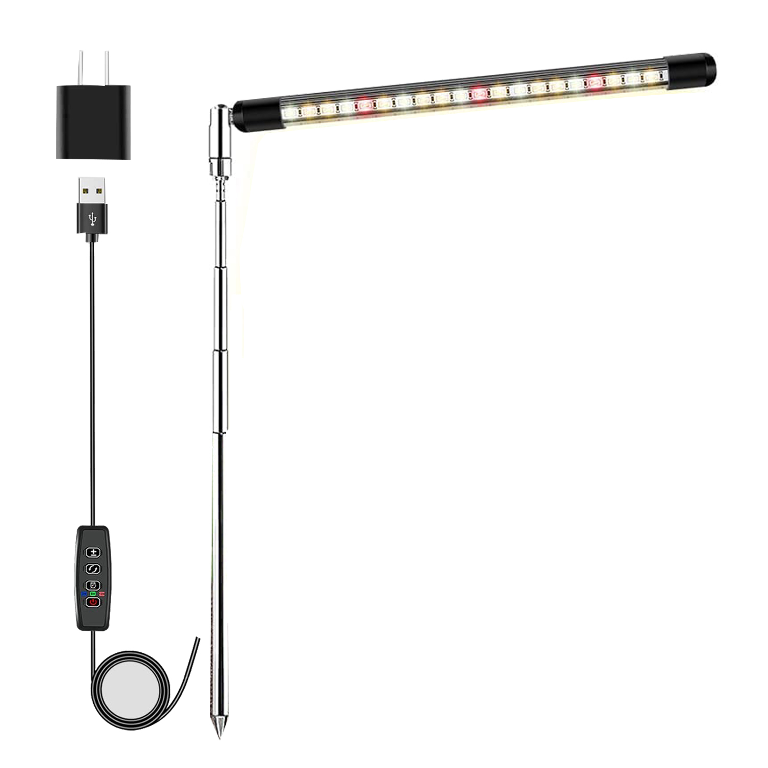 Full Spectrum LED Grow Lights 3 Lighting, Auto 3/9/12H US Plug