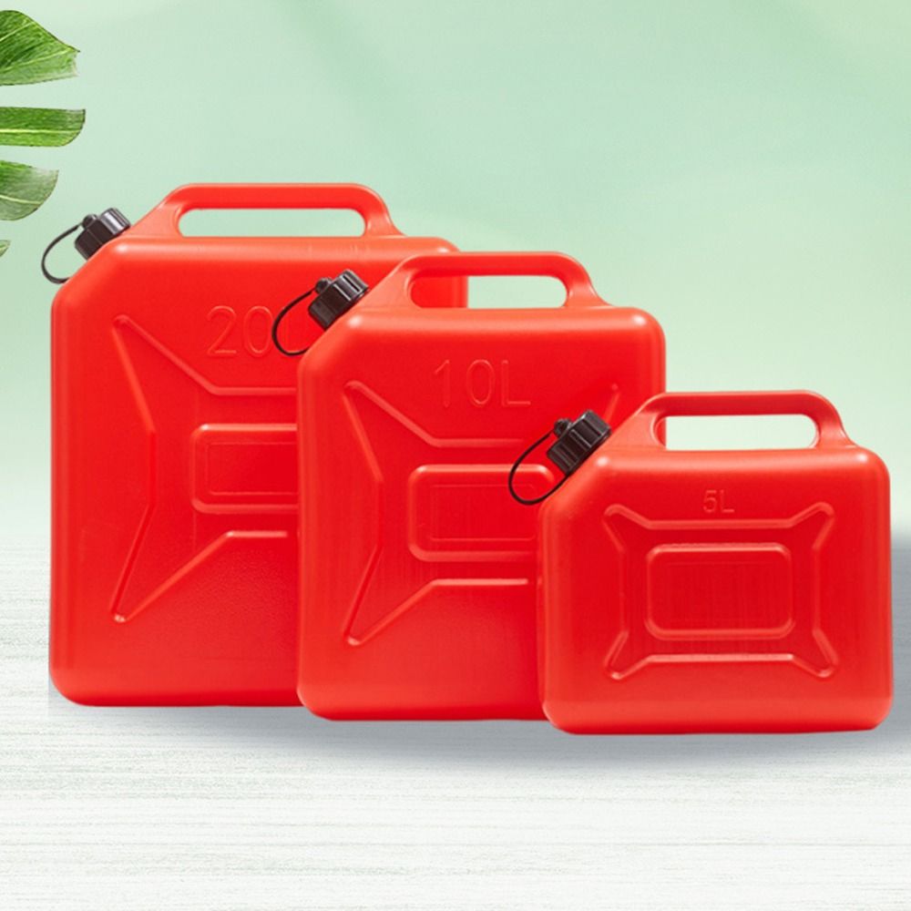 Portable 5L/10L/20L Oil Barrel Replacement HPDE Car Spare Fuel Tank Thickened Spare Tank Outdoor