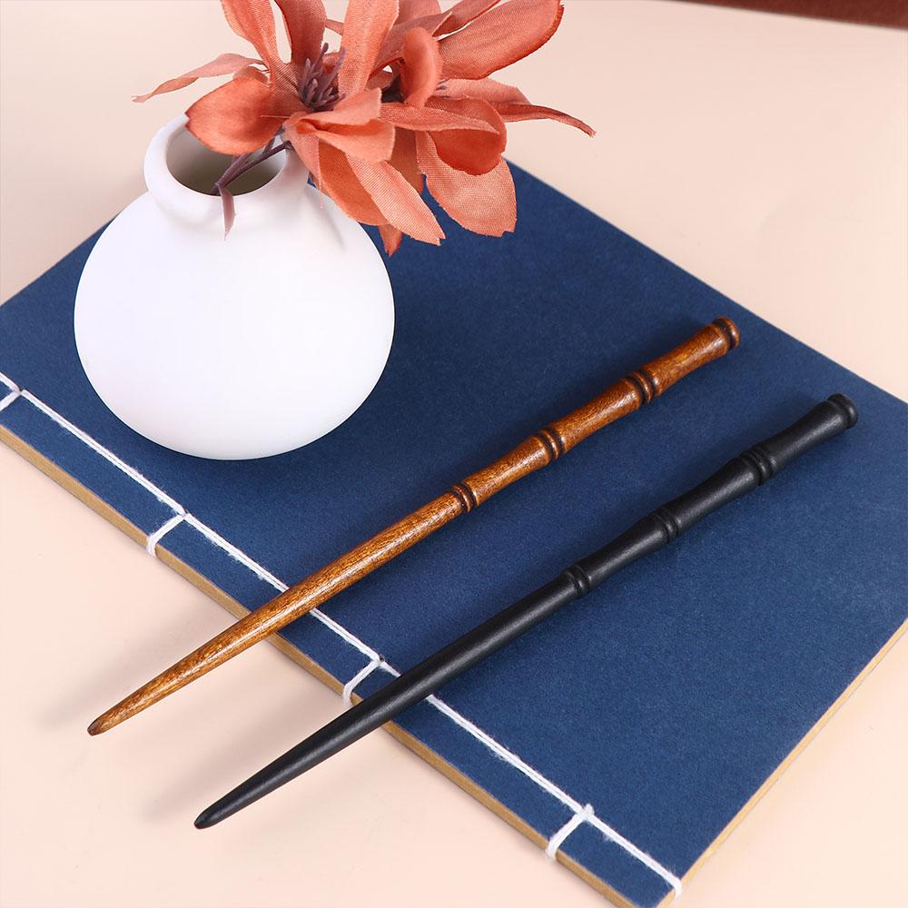 Classical Exquisite Hairstyle Design Tool For Girl Ancient Headwear Wood Chinese Style Headwear Hanfu Hair Sticks Wooden Hairpin Ancient Style Hairpin
