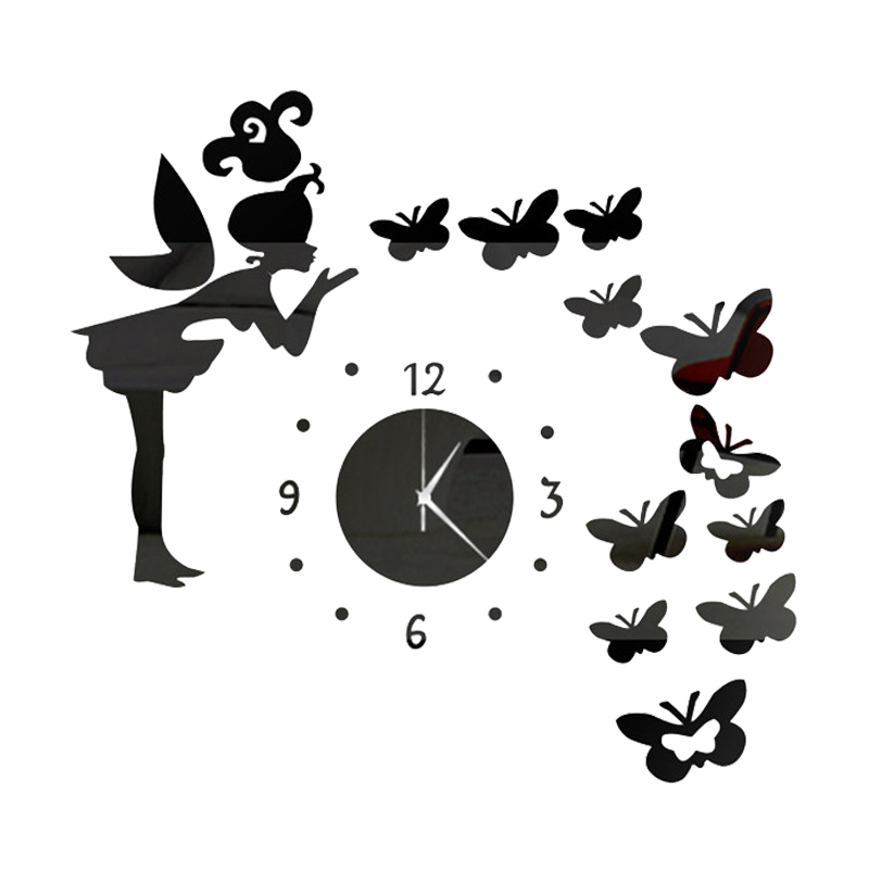 Acrylic Large Wall Clock Number Creative Quartz Wall Clocks Vintage Watches Wall Home Decor for Room 2020 Time Hour on the Wall
