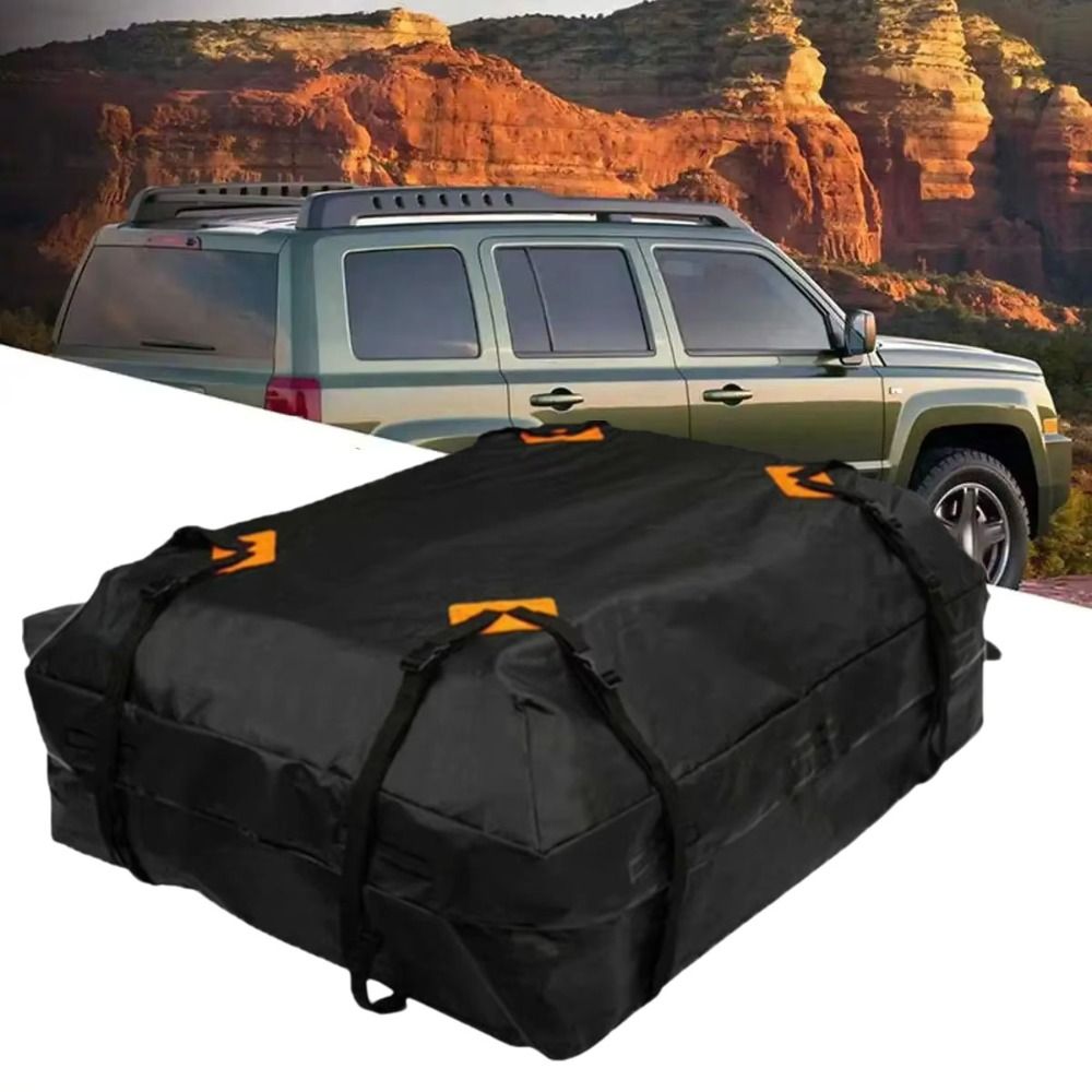 Waterproof Heavy Duty Car Rooftop Bag Durable Material Foldable Design Waterproof Cargo Container Universal Fit All Weather Luggage Storage Bag Travel Storage
