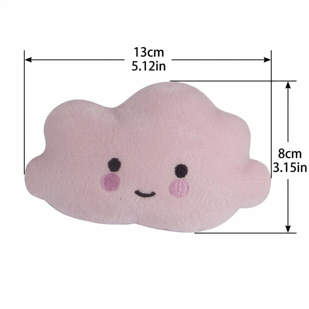 Funny Soft Plush Hammerhead Shark Toy Built-in Squeaker Bite Tough Squeaky Pet Toy Vivid Shape Cute Figure Dog Chew Toy Daily Play