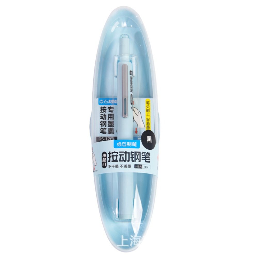 New Retractable Fountain Pen Press Type With Refillable Ink Erasable Pen Fine Nib Calligraphy Wriiting Pen Gift