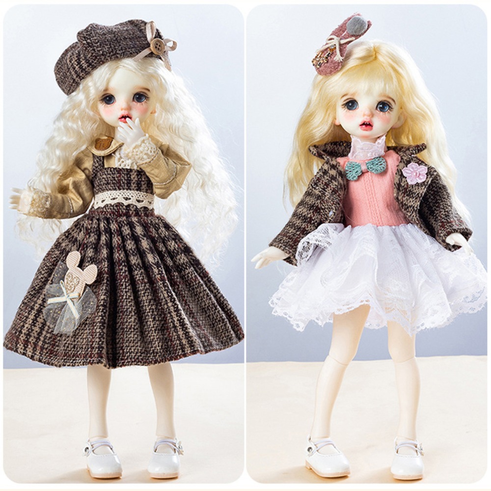 High Quality Fashion 30cm Doll in Costume Cloth Sweet Accessories 30cm Doll Dress Set Cute NO Doll 30cm Doll Dress Clothes Bjd Doll